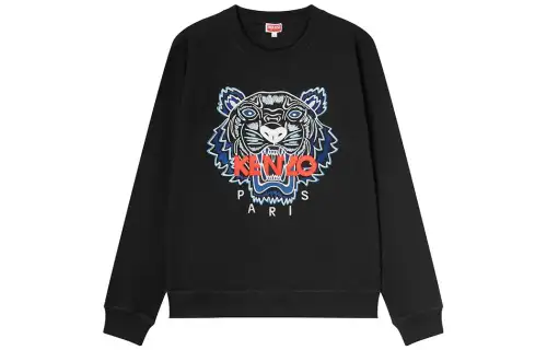 KENZO Tiger-patch Crew-neck Sweatshirt