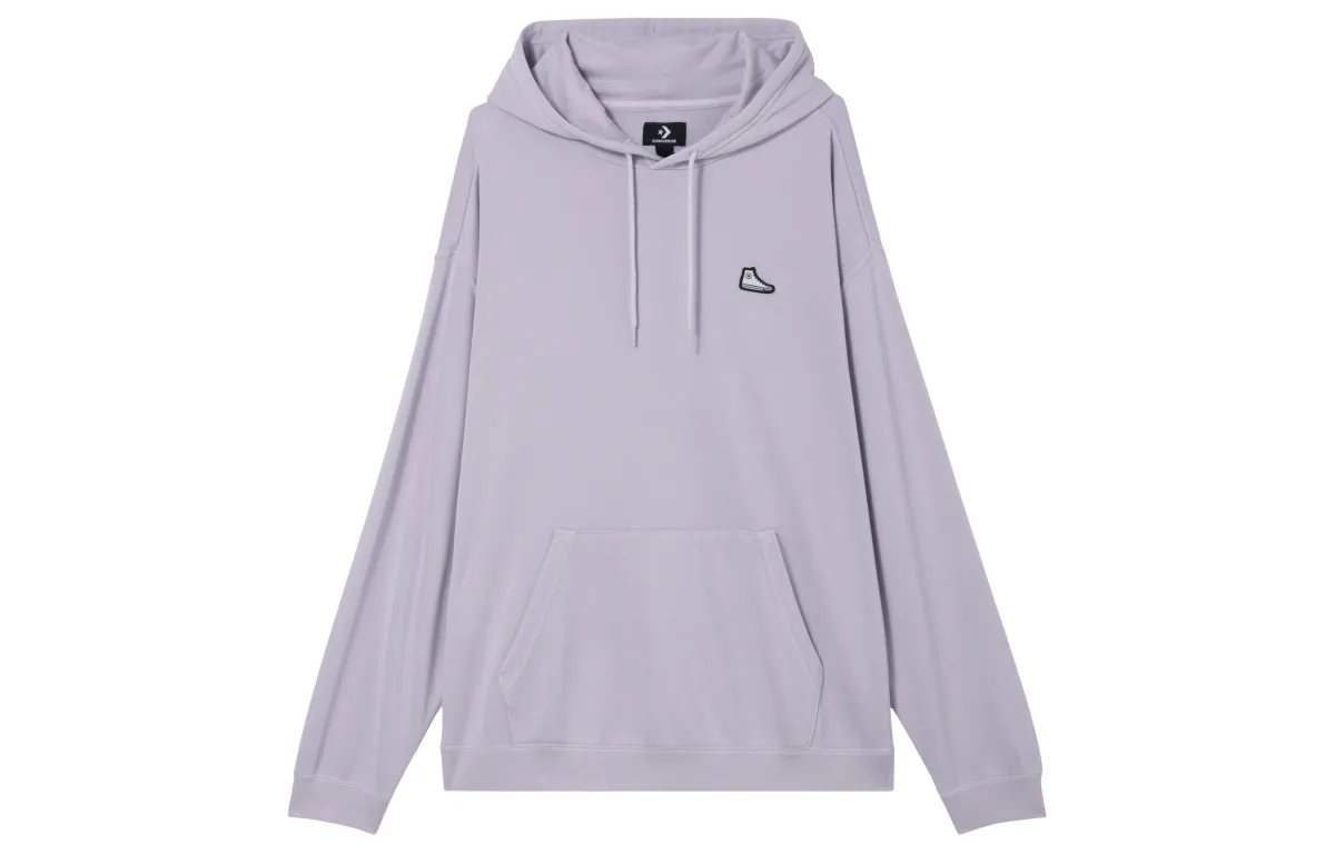 Converse Sweatshirts Unisex Purple Hooded Moderate Regular