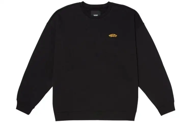 Vans Sweatshirts Men's Black Crew Neck Moderate Regular