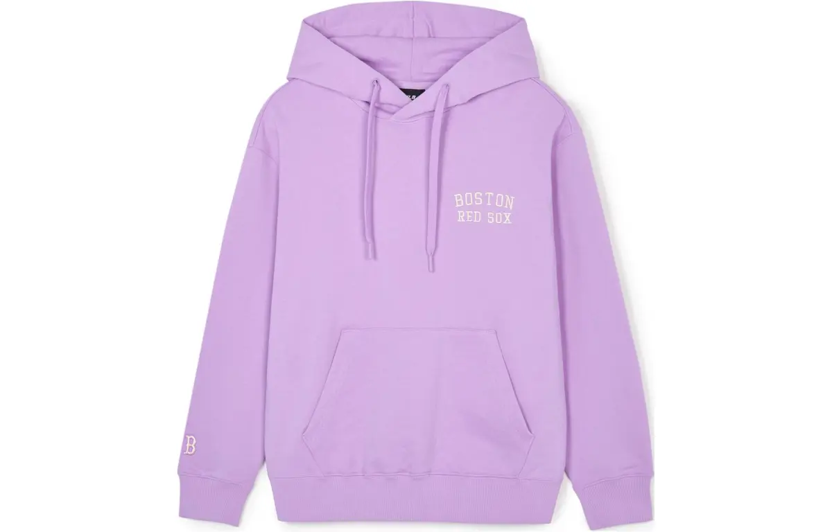 MLB SS24 Boston Red Sox Sweatshirt Unisex Light Lavender Grass