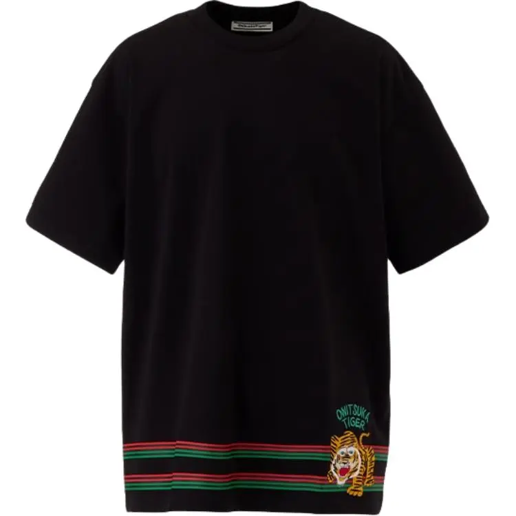 Onitsuka Tiger T Shirt Unisex Black