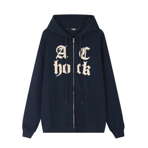 A Chock Sweatshirts Unisex Hooded Moderate Cardigan