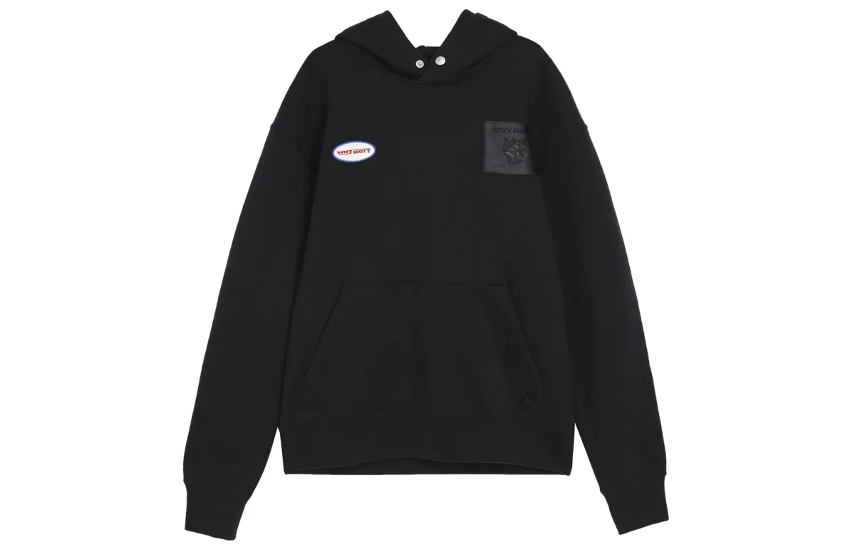 Jordan Sweatshirts Men's Black Hooded Moderate Regular