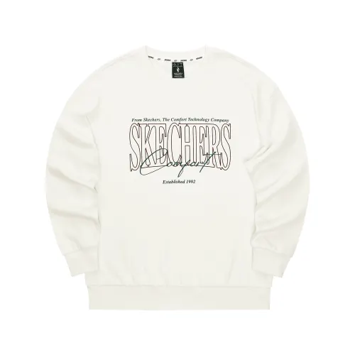 Skechers Sweatshirt Unisex Marshmallow White