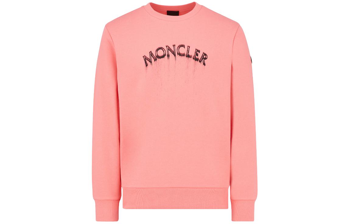 Мужской свитшот Moncler (розовый)