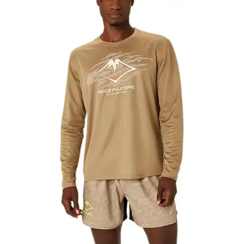 Asics FUJI TR AIL T Shirt Men's Oat