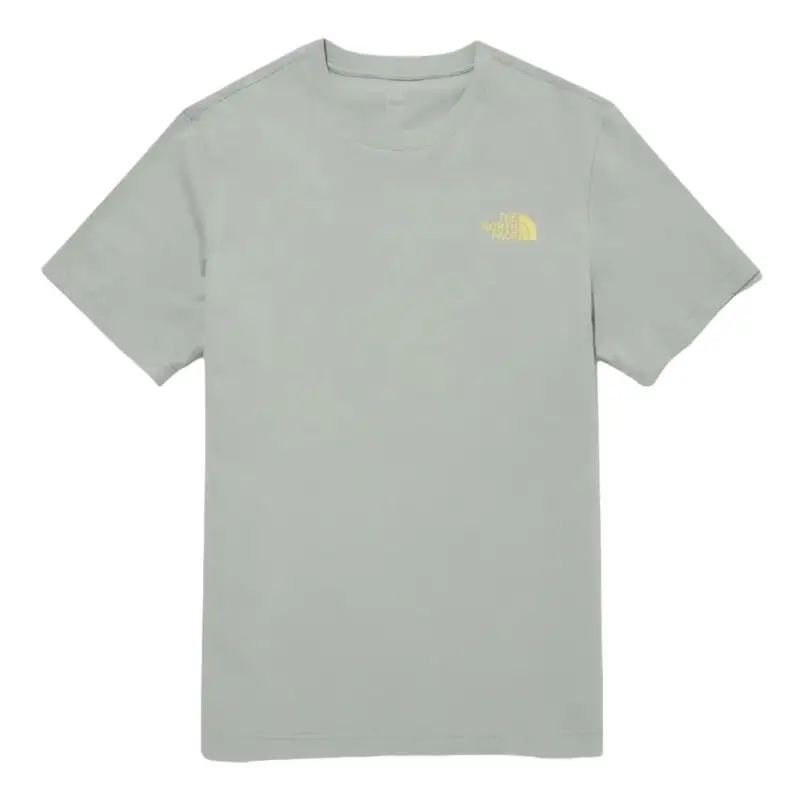 THE NORTH FACE TNF HANGE S/S R/TEE4 Hunminjeongeum T Shirt Unisex Gray Green