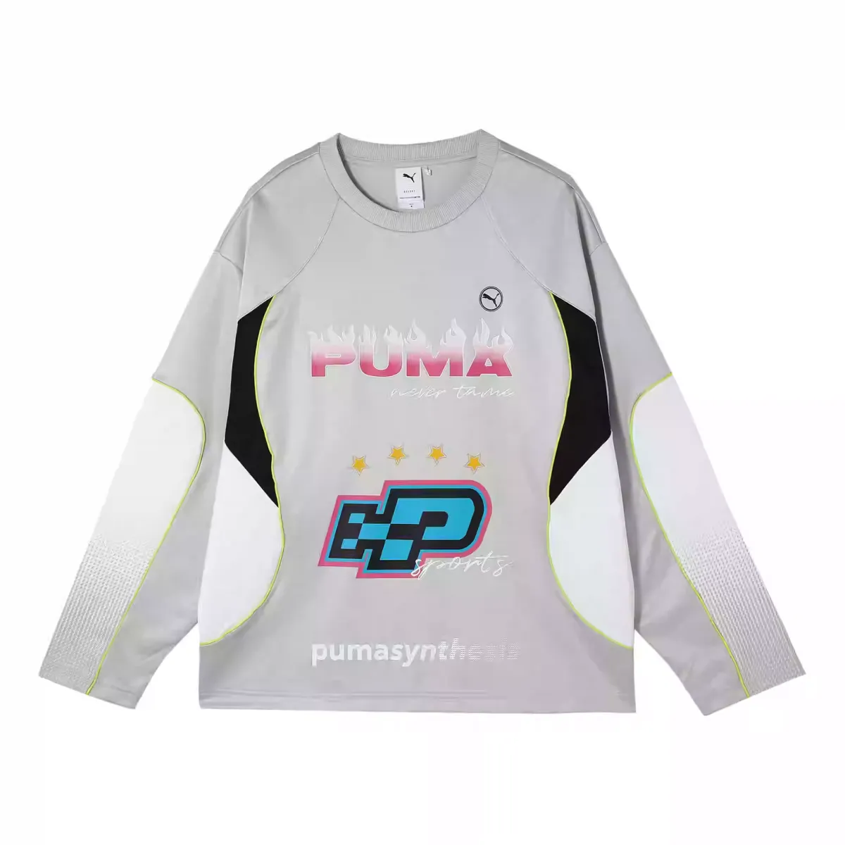 PUMA Beyond THE SPEED LONGSLEEVE JERSEY T Shirt Unisex Gray