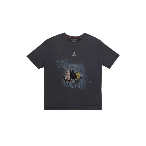 Jordan T Shirt Unisex Washed Black