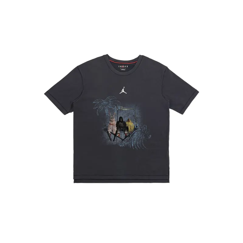 Jordan T Shirt Unisex Washed Black