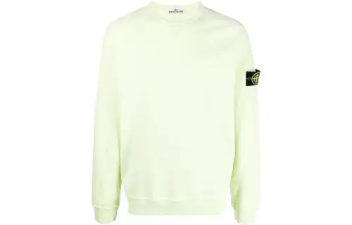 STONE ISLAND Logo Patch Crewneck Sweatshirt