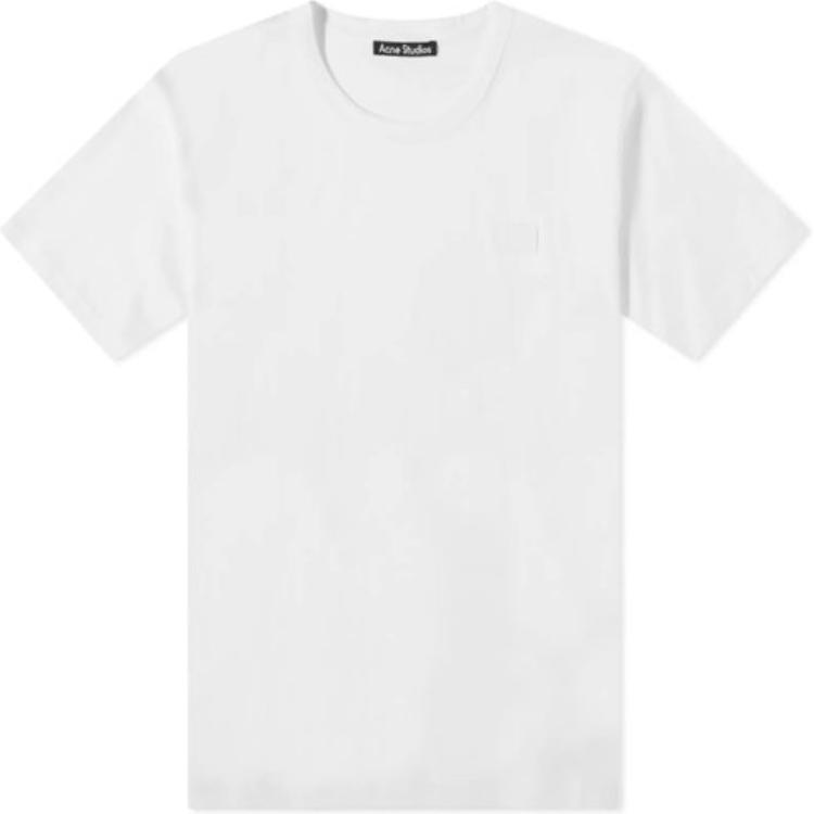 Мужская футболка Acne Studios Crewneck Tee (белая)