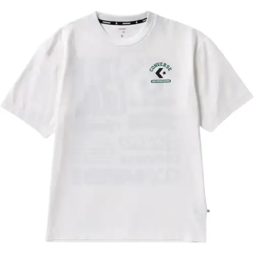 Converse Tee MULTI LOGO BP T Shirt Men's White