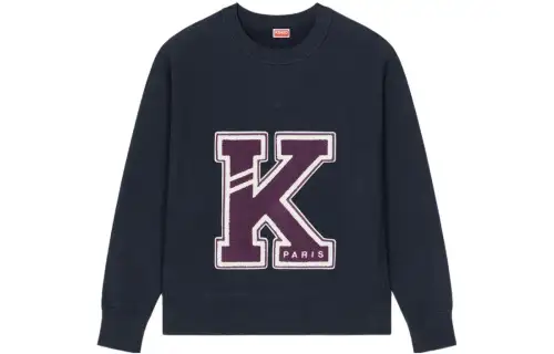 KENZO Logo Patch Detailed Crewneck Sweatshirt