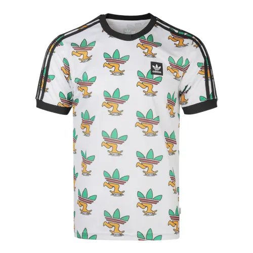 Adidas Originals Trefoil Collection SK8TREFOILJRSY T Shirt Men's White
