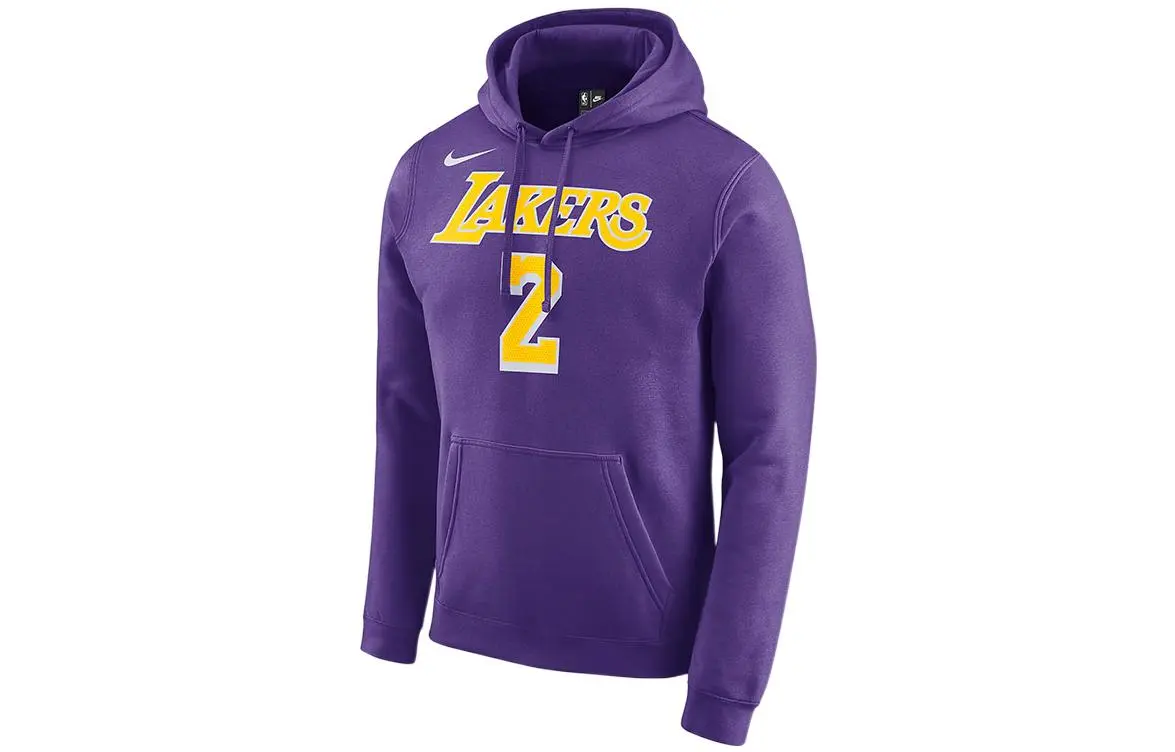 Nike Sweatshirts Men's Purple Hooded Moderate Regular