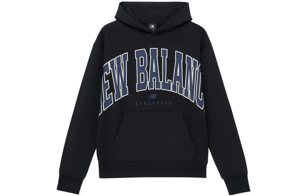 New Balance Sweatshirts Unisex Black Hooded (Non-detachable) Moderate Other