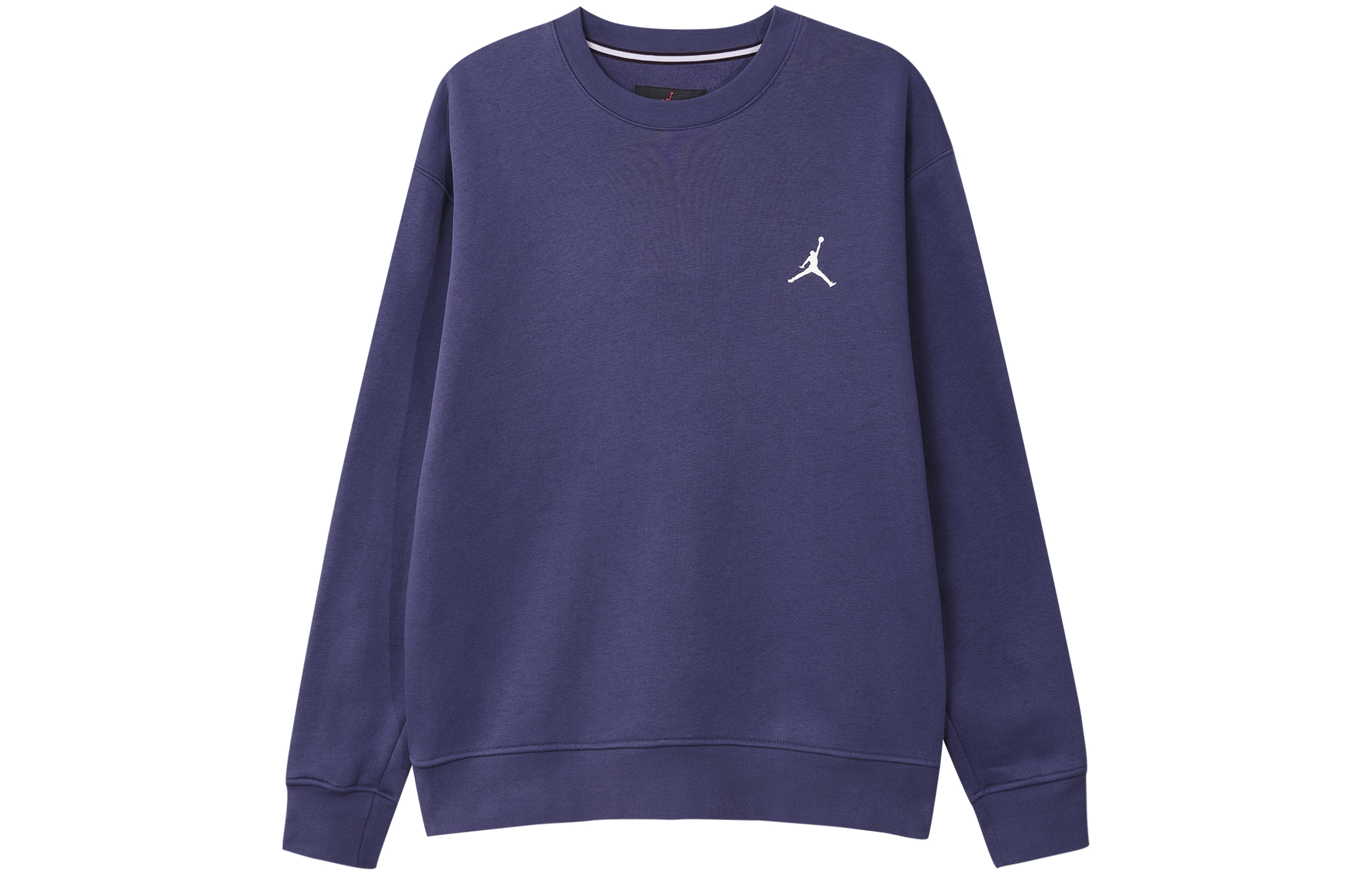 Jordan Flight MVP Print Crew Neck Casual Sports Fleece Lined Sweatshirt Men's Blue Purple