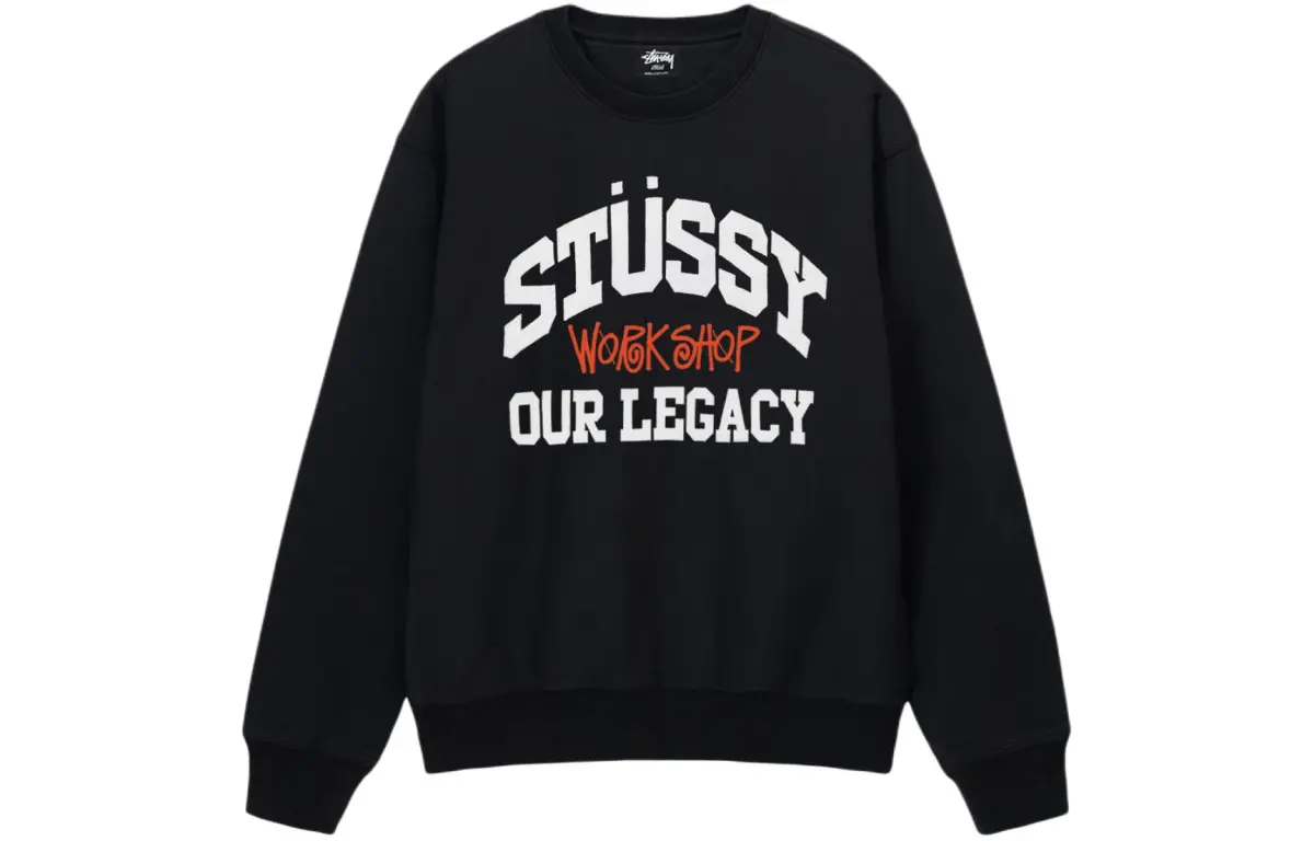Stussy X Our Legacy Ol Collegiate Pigment Dyed Crewneck