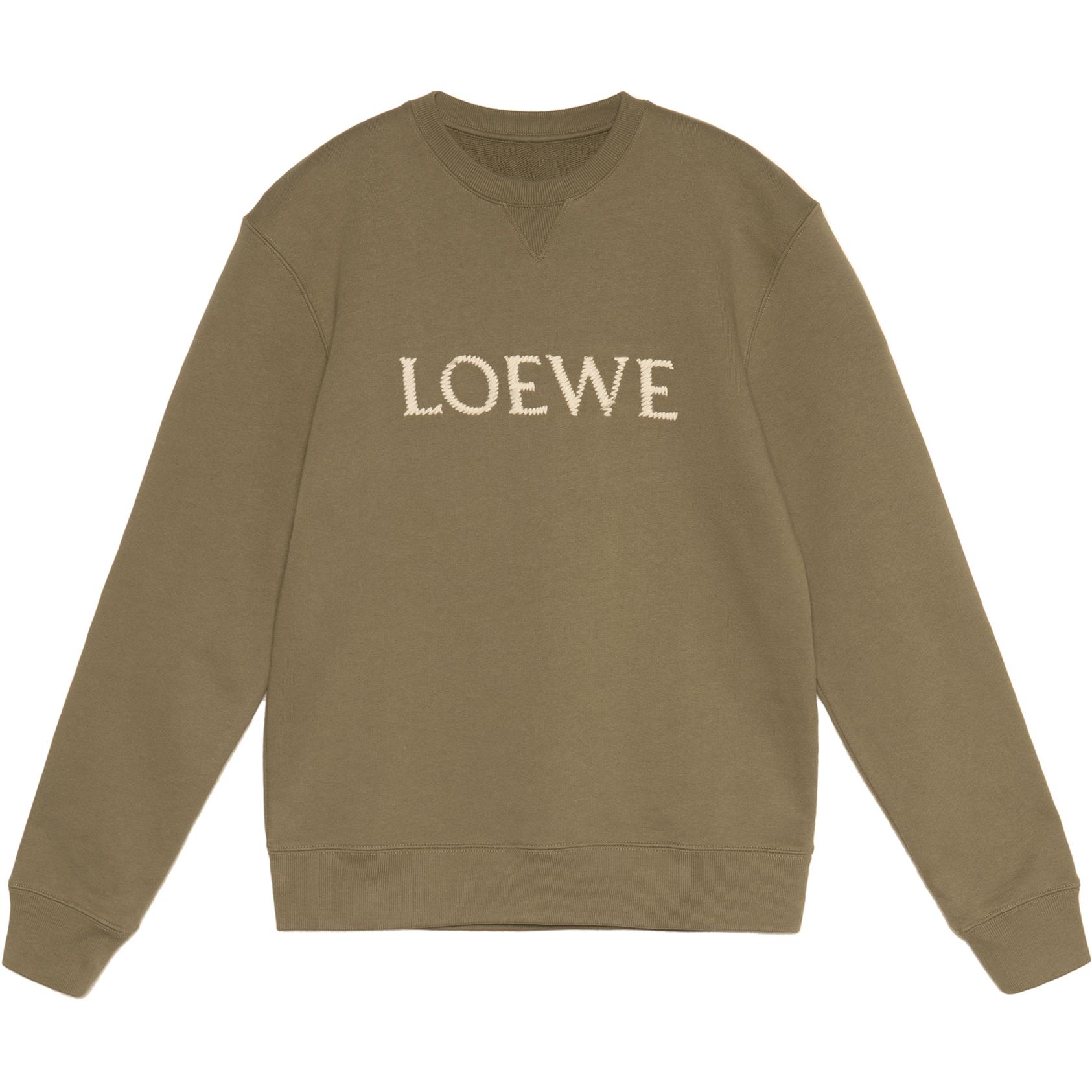 Мужской свитшот LOEWE (зеленый)