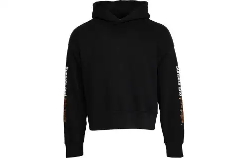 Palm Angels slogan-print cotton hoodie