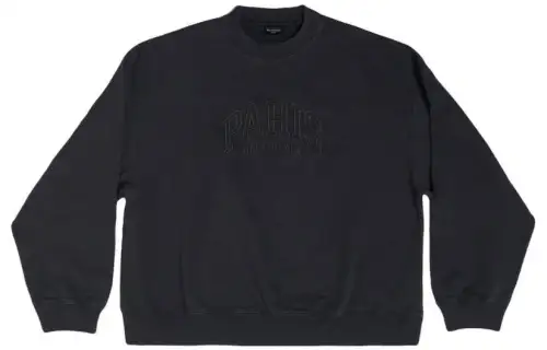 Balenciaga Sweatshirt Loose Fit Men's Black