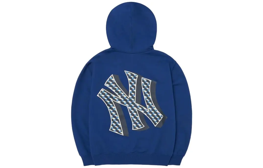MLB Sweatshirts Unisex Blue Hooded Moderate Other