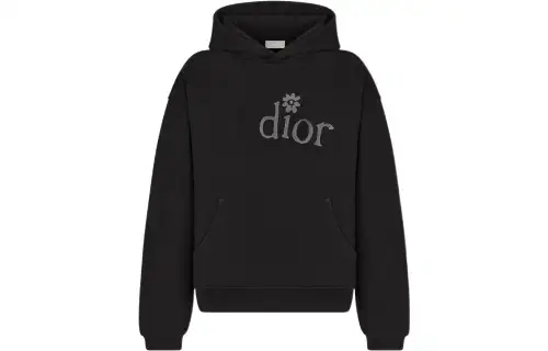 DIOR X Erl Relaxed Fit Hooded Sweatshirt
