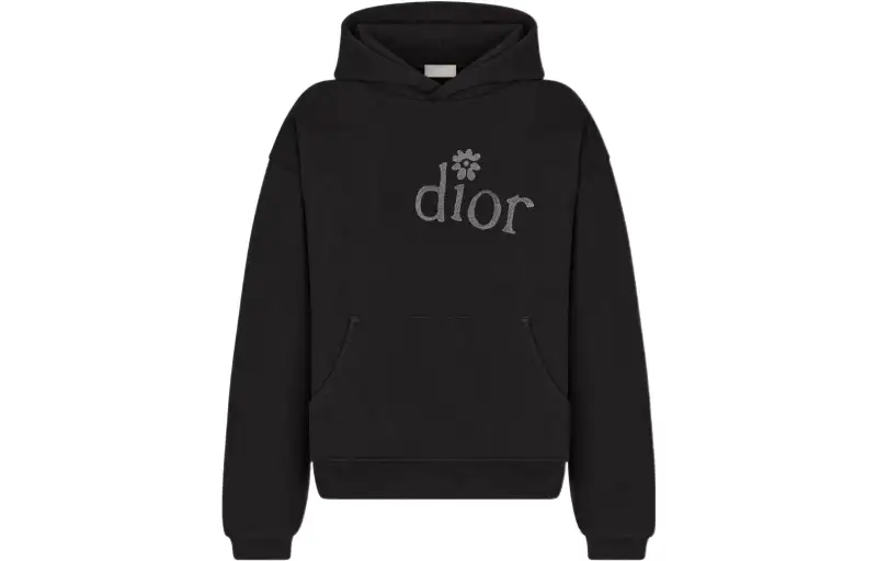 DIOR X Erl Relaxed Fit Hooded Sweatshirt