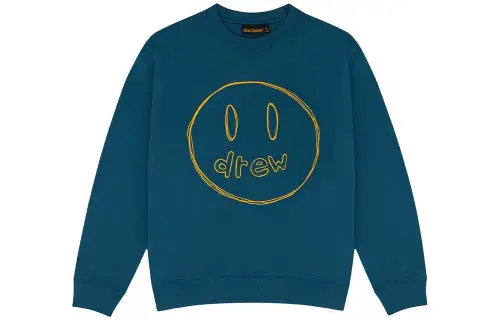 Drew House SS23 Sweatshirt Unisex Peacock Blue