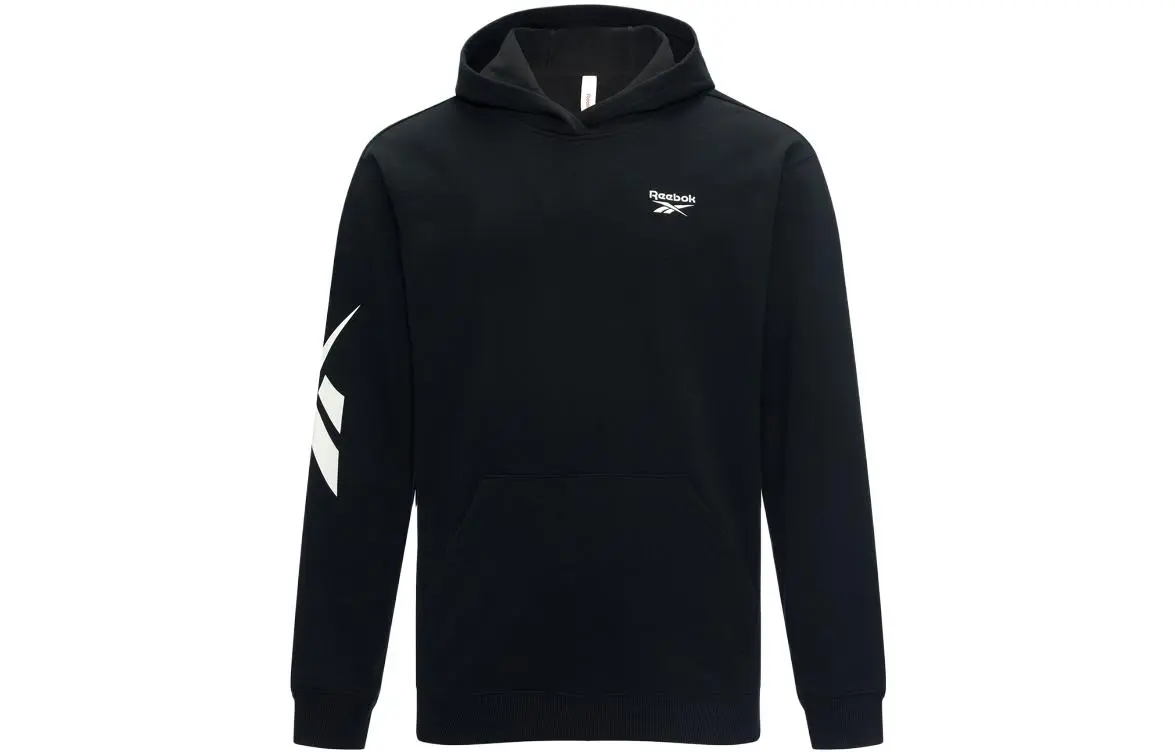 Reebok Sweatshirts Unisex Black Hooded (Non-detachable) Moderate