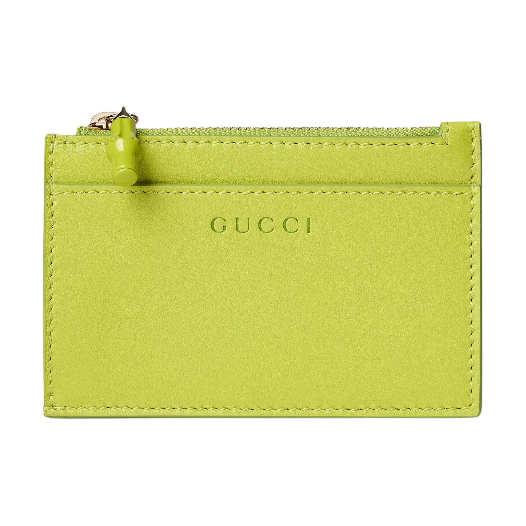 Женский кардхолдер Gucci GUCCI (ярко-зеленый)