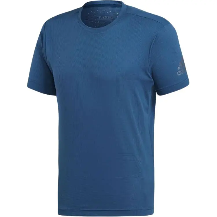 Adidas T-Shirts Men's Blue Crew Neck Moderate