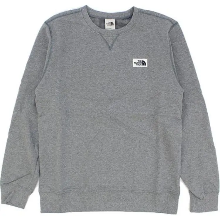 THE NORTH FACE Sweatshirts Men's Gray Crew Neck Moderate Regular