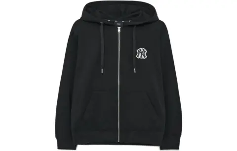 MLB Sweatshirts Unisex Black Hooded (Non-detachable) Moderate