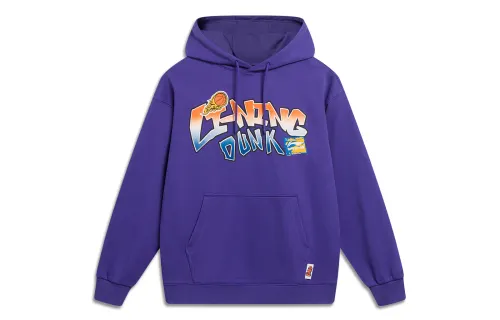 Li Ning Sports Life Collection Sweatshirt Men's Free Purple