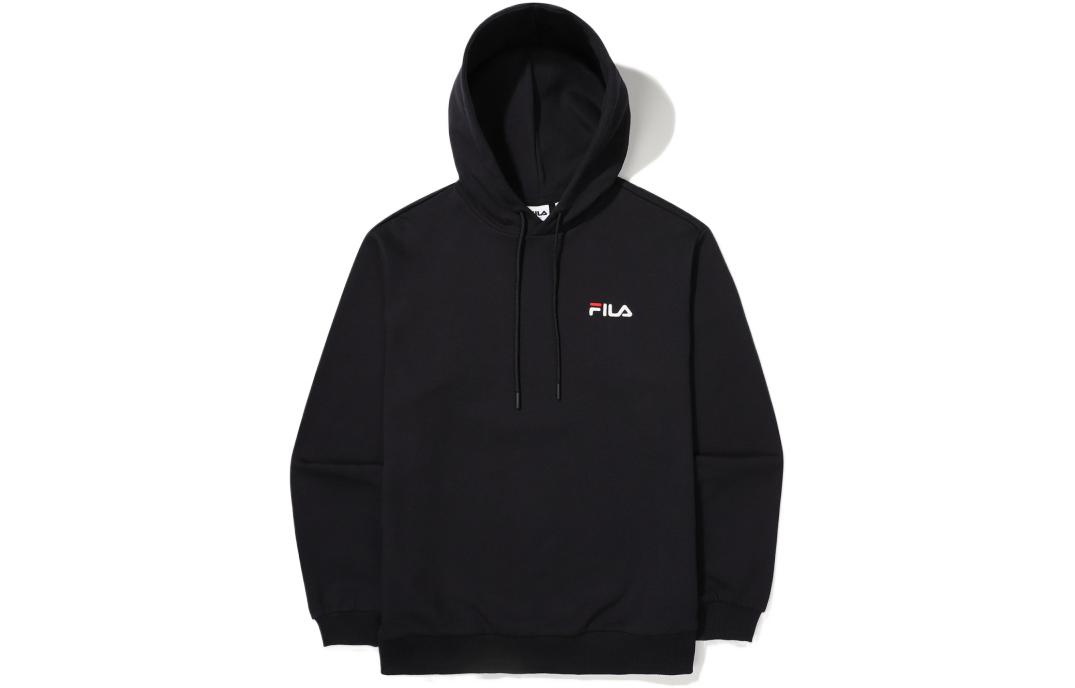Мужское худи Fila С логотипом (черное)