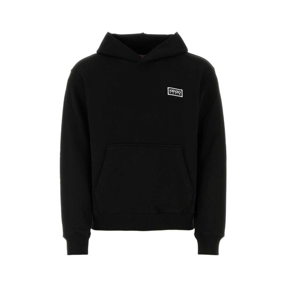 KENZO Logo Embroidered Drawstring Hoodie