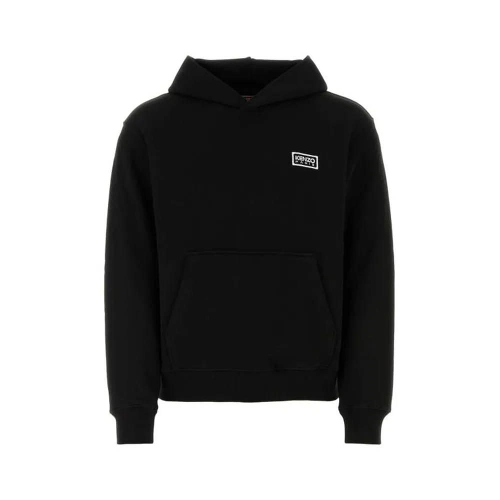 KENZO Logo Embroidered Drawstring Hoodie