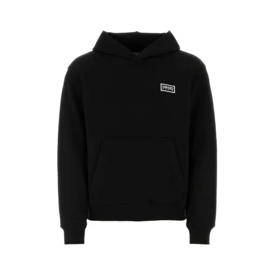 KENZO Logo Embroidered Drawstring Hoodie