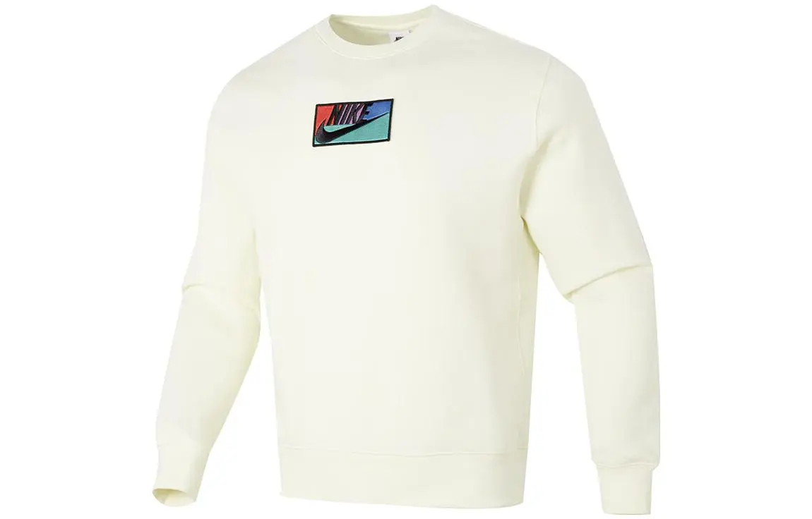 Nike Sweatshirts Men's White Crew Neck Moderate Other