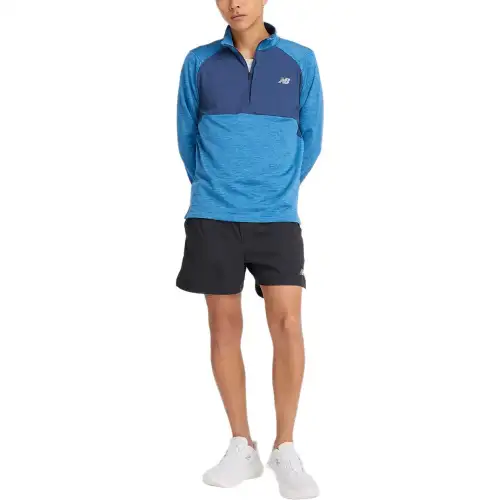 New Balance Heat Grid Athletics T Shirt Men's Pale Egret Blue