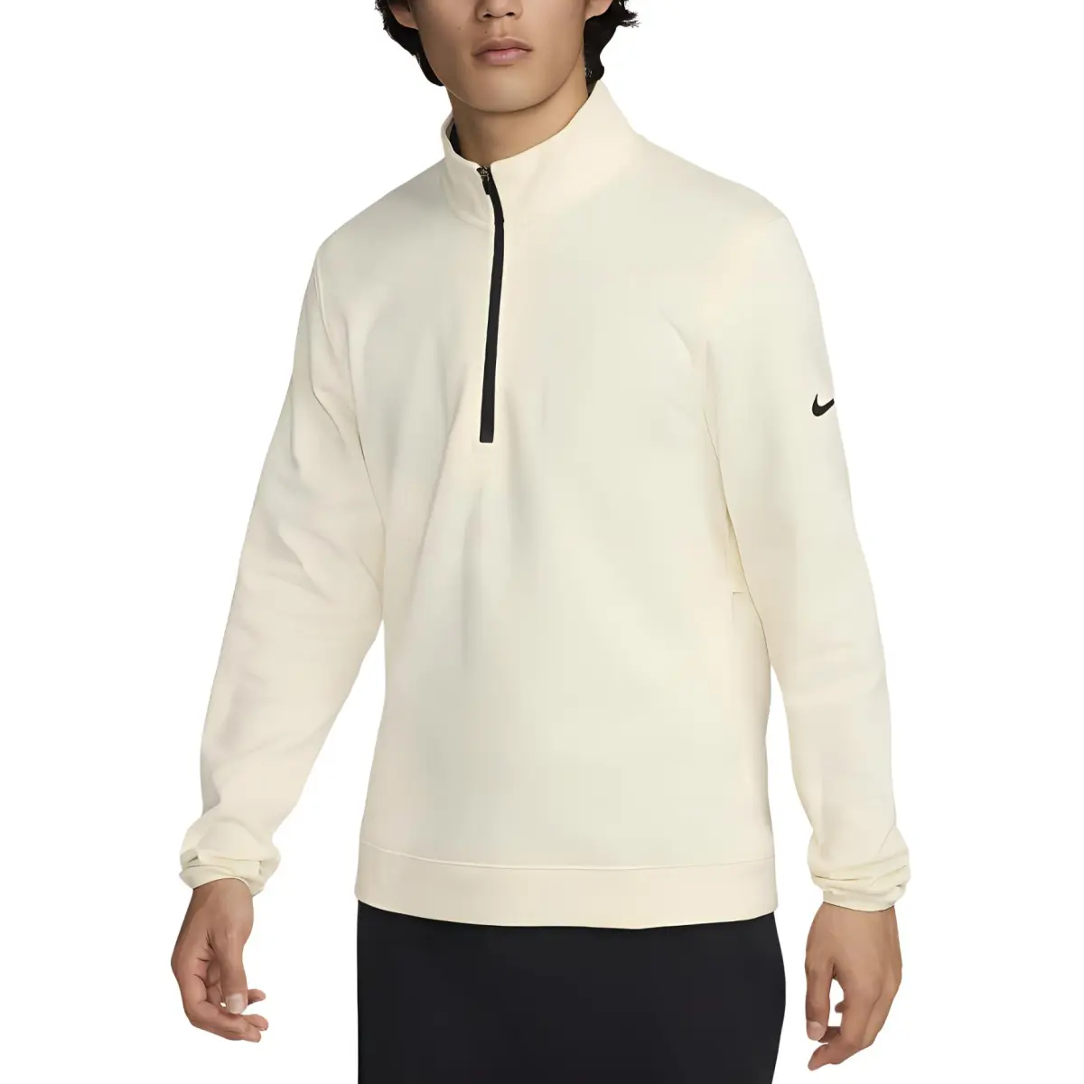Nike Tour 1/2 Zip Golf Top Sweatshirt Men's Coconut Milk