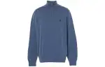 Timberland Sweatshirts Men's Blue Stand Collar Moderate Regular