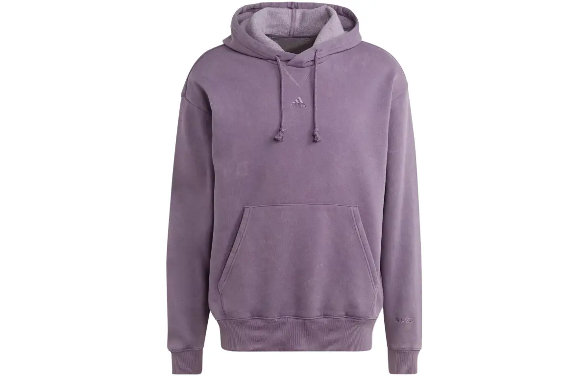 Adidas Sweatshirts Men's Dark Gray Violet Hooded Moderate Regular