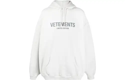 Vetements Sweatshirts Men's Gray White Moderate