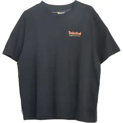 Timberland T Shirts Unisex Gray Crew Neck Moderate Straight Fit