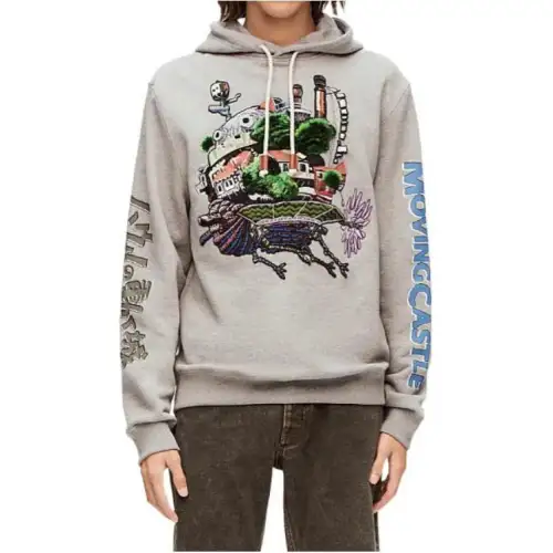 LOEWE X Howl's Moving Castle SS23 Sweatshirt Unisex Gray