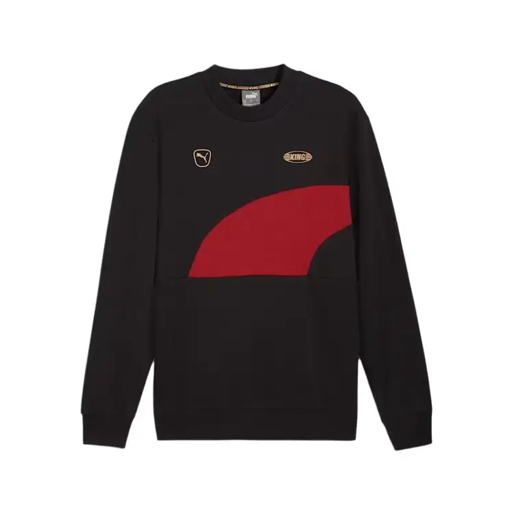 PUMA King Pro SS24 Football Sweatshirt Men's Red Black