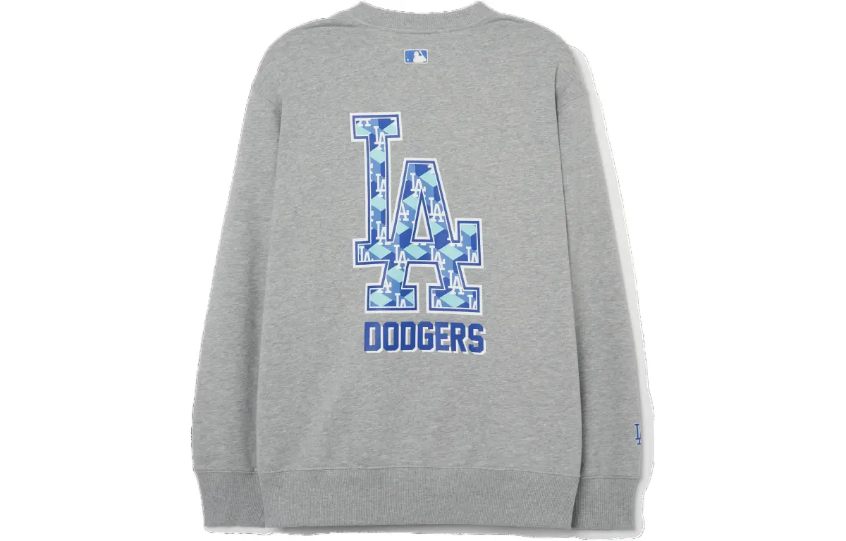 MLB Sweatshirts Unisex Gray Crew Neck Moderate
